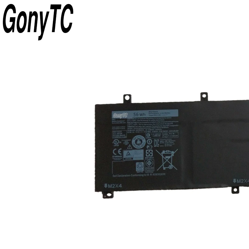 Оригинальный новый аккумулятор GONYTC RRCGW для ноутбука Dell XPS 15 9550 Precision 5510 Series M7R96 62MJV 11