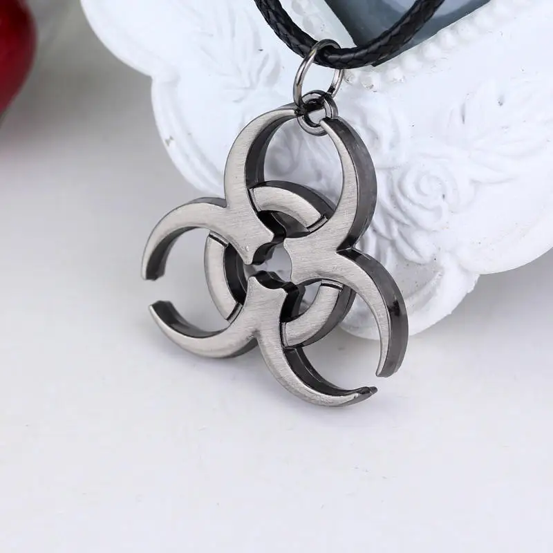 Hot Game Biohazard Resident Evil Necklace Fashion Rope Alloy Pendant And Necklaces Women Men Gift Jewelry | Украшения и