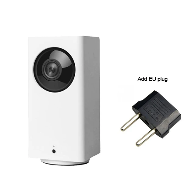 Add EU Adapter Xiao mi jia IP камера Dafang умный монитор 110 градусов 1080p HD интеллектуальная безопасность Wi-Fi ночное видение для mi Home App - Цветной: Add EU Adapter