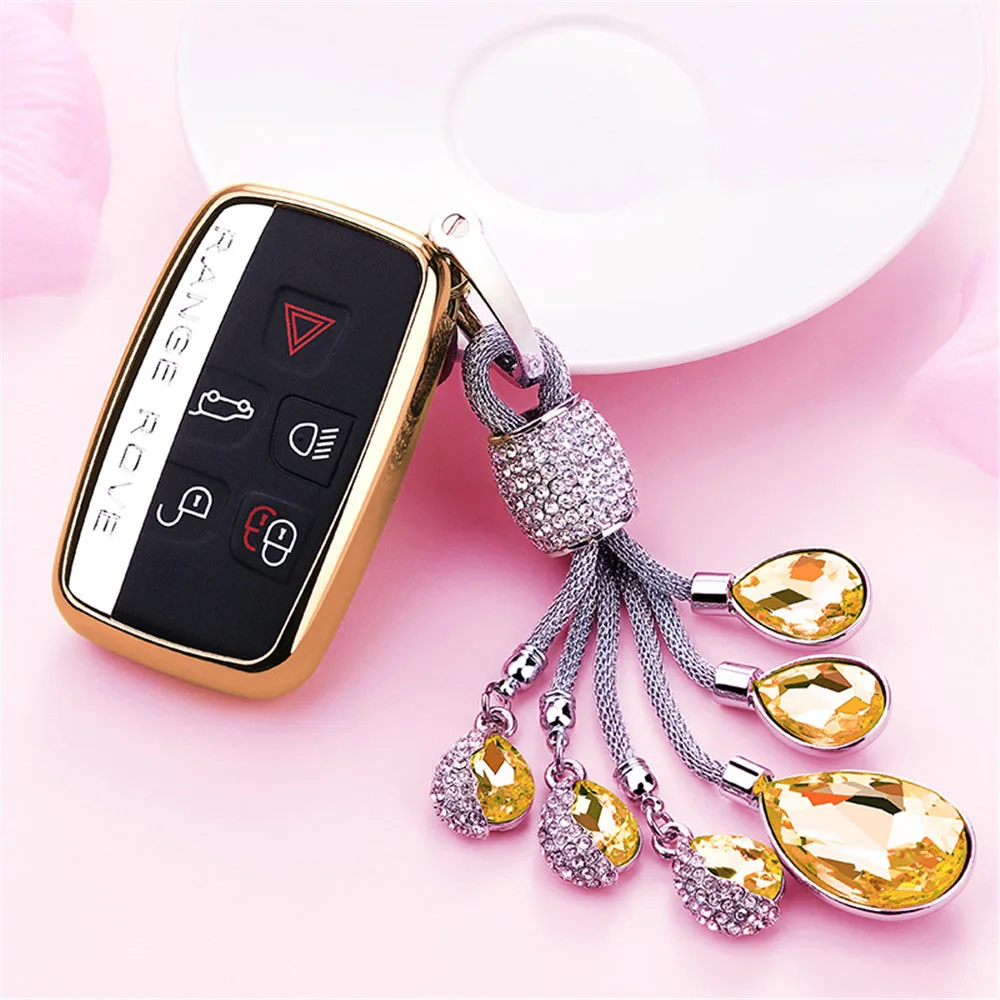 ТПУ чехол для ключей автомобиля CHSKY Land Rover Range SPORT Freelander 2 DISCOVERY 4 Evoque автомобильные