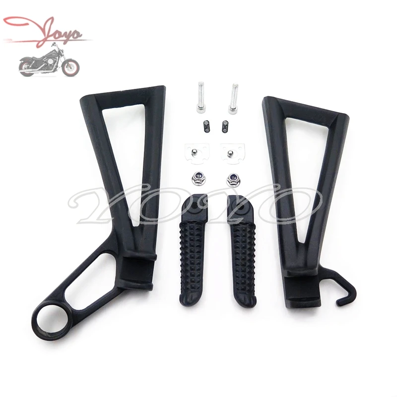 

Черные задние подножники из алюминия, набор подножек для Yamaha YZF R6 2003-2005 YZF R6S 2006-2009