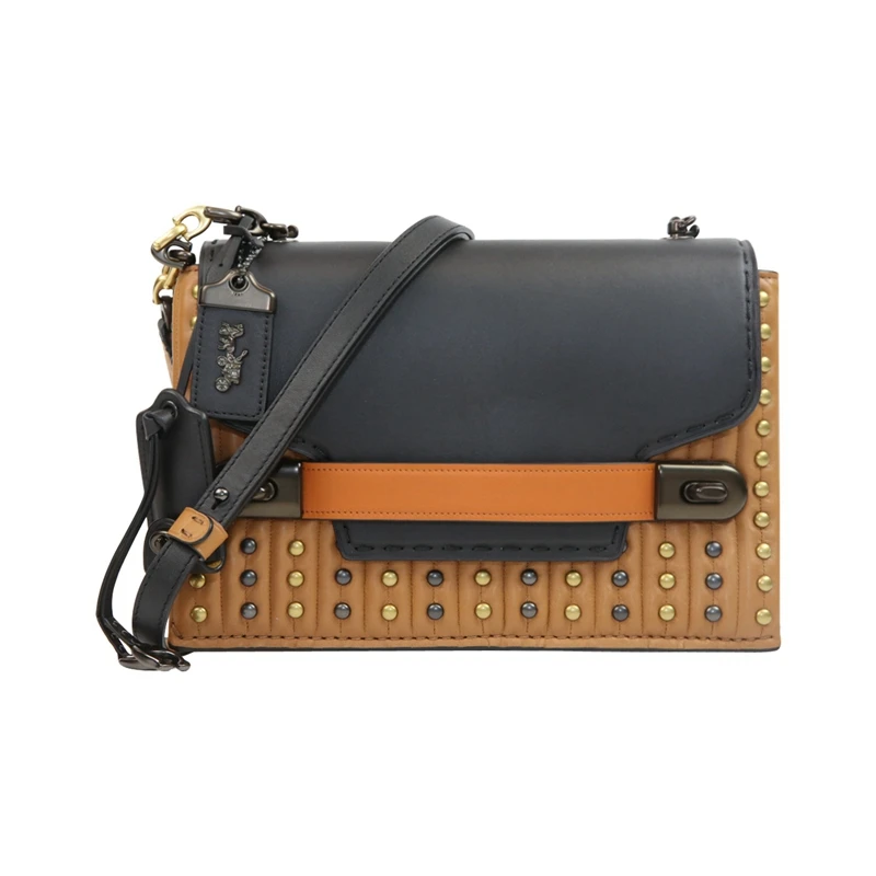 black25491BPBLC Женская кожаная сумка через плечо 25483/25491 - Цвет: black25491BPBLC