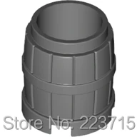 * Barril * 20 piezas, pieza de ladrillo de medir, n&uacute;mero 2489, Compatible con otras part&iacute;culas de ensamblaje-0