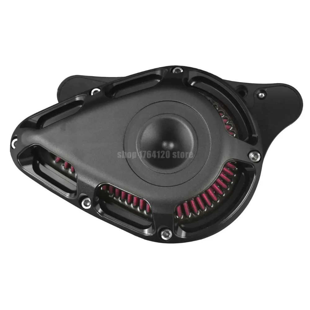 Motorcycle Air Filter Systems Matte Black Aluminum For Harley Touring Road King Electra Glide 2017-2018 Softail 2018 | Автомобили и