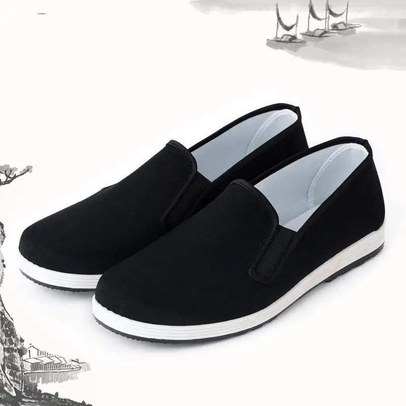 2019 г. Летняя мужская противоскользящая дышащая обувь на плоской подошве в стиле