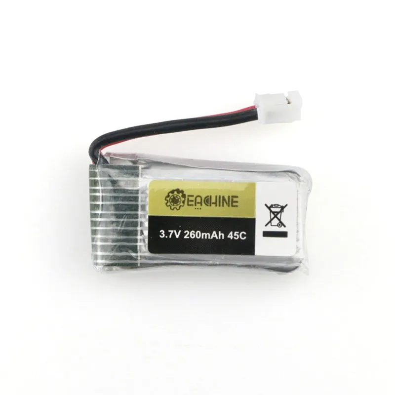 Запасной аккумулятор E010 E010C E011 E013 6 шт./5 шт./4 шт. 3 7 В 260 мАч 45C LIPO для