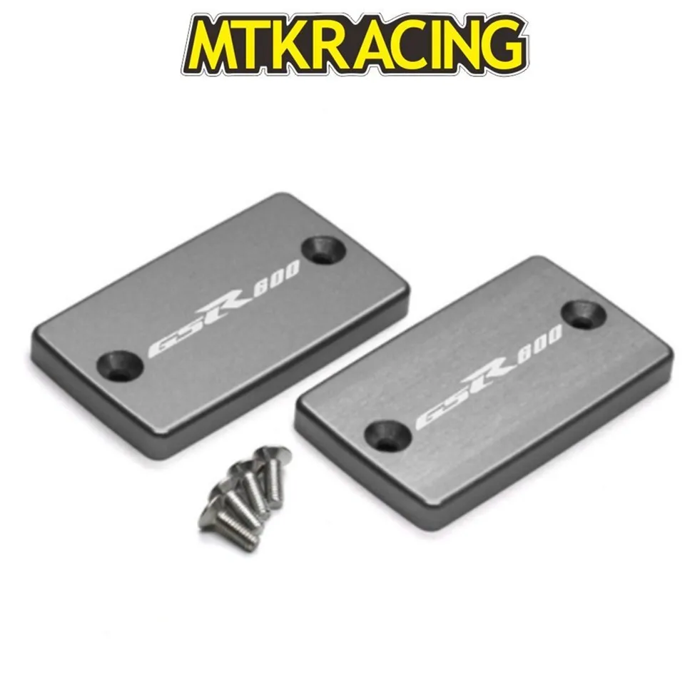 MTKRACING для SUZUKI GSR 600 2006-2011 GSR 600F 1993-2006 2 шт мотоциклетный алюминиевый бачок тормозной жидкости для переднего колеса Крышка GSR600