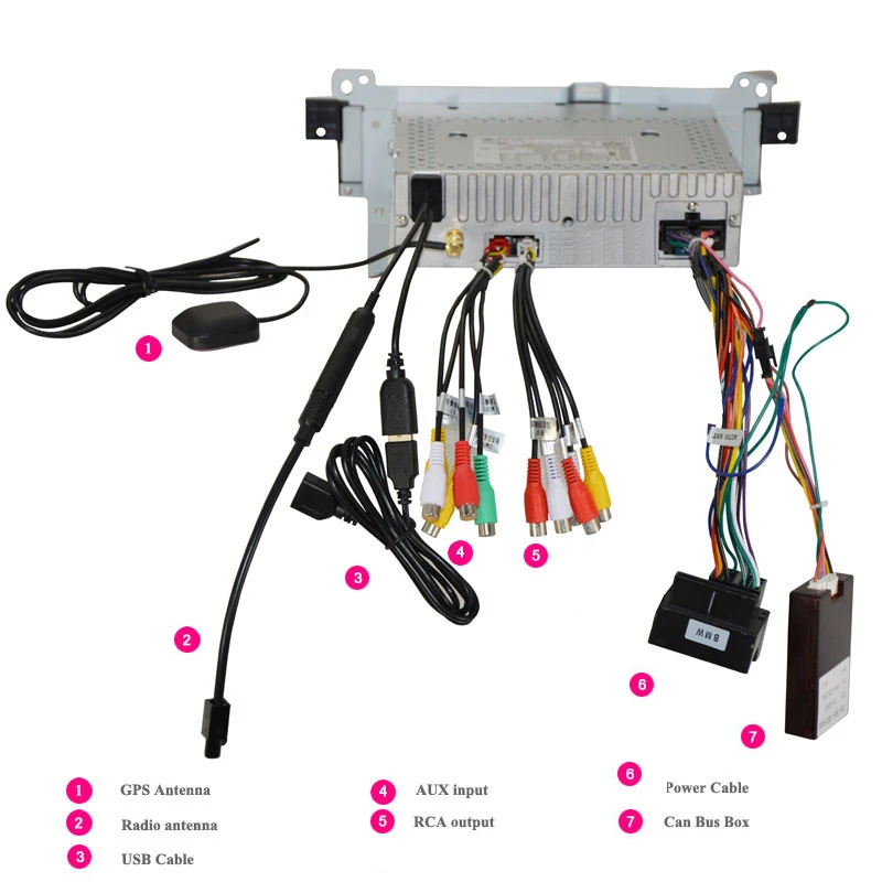Автомобильный мультимедийный DVD плеер с сенсорным экраном для BMW 3 серии 2007 2012