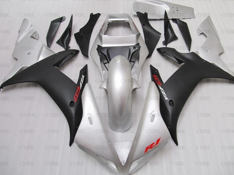 Для YZF1000 R1 2002 - 2003 Abs обтекатель YZF 03 матовый черный серебристый корпус комплекты