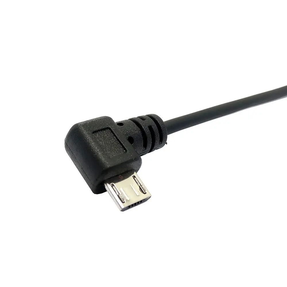 Micro usb Мужской 90 градусов левый угловой к usb Мужской левый угловой пружинный выдвижной кабель для синхронизации данных и зарядки 1 м
