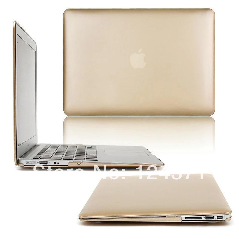 Роскошный Металлический Золотой защитный чехол для Macbook 11 6 AIR Shell Чехлы Apple Air/Pro 13 3