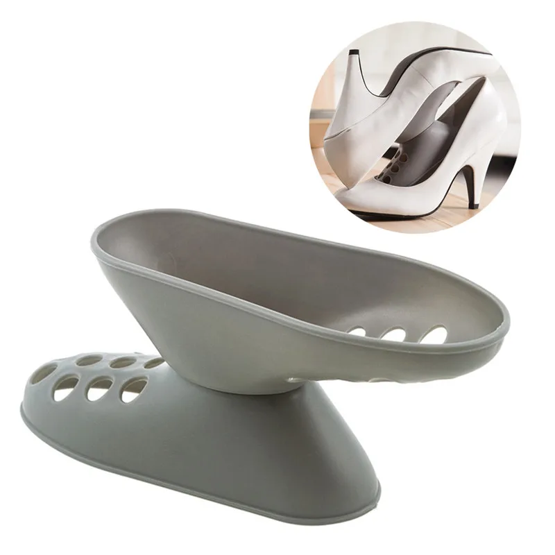 Креативная компактная Стойка для хранения обуви органайзер пластиковая стойка