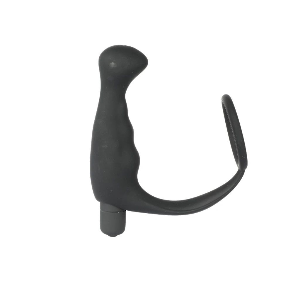 Секс-шоп Вибрирующая Анальная пробка вибратор время задержки мужское кольцо