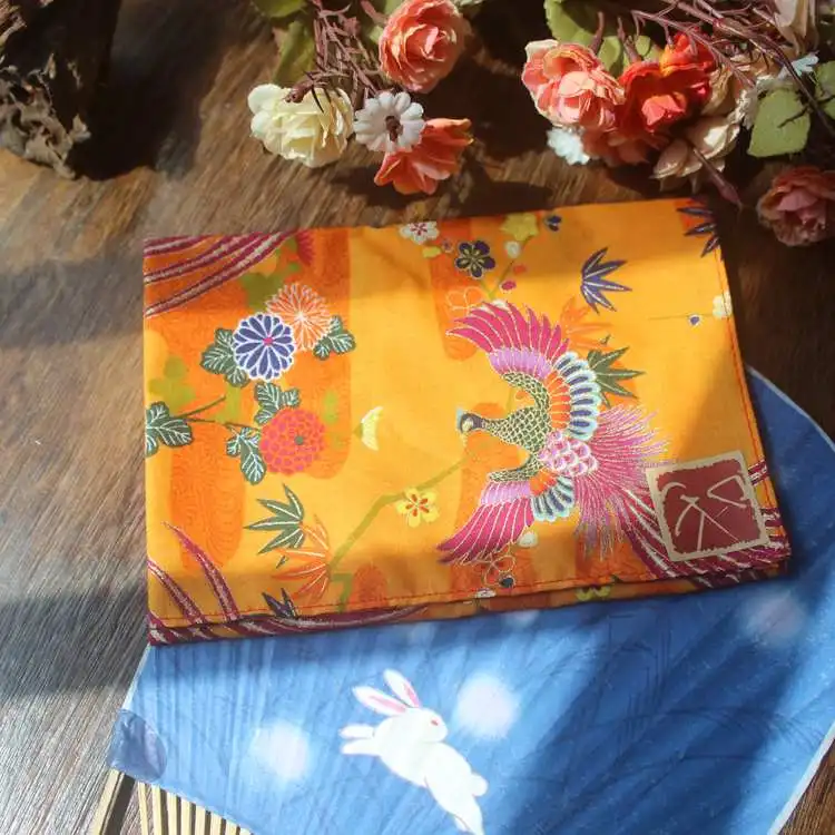 Мужской Женский Детский носовой платок furoshiki хлопок 100%/японский стиль sakura печать