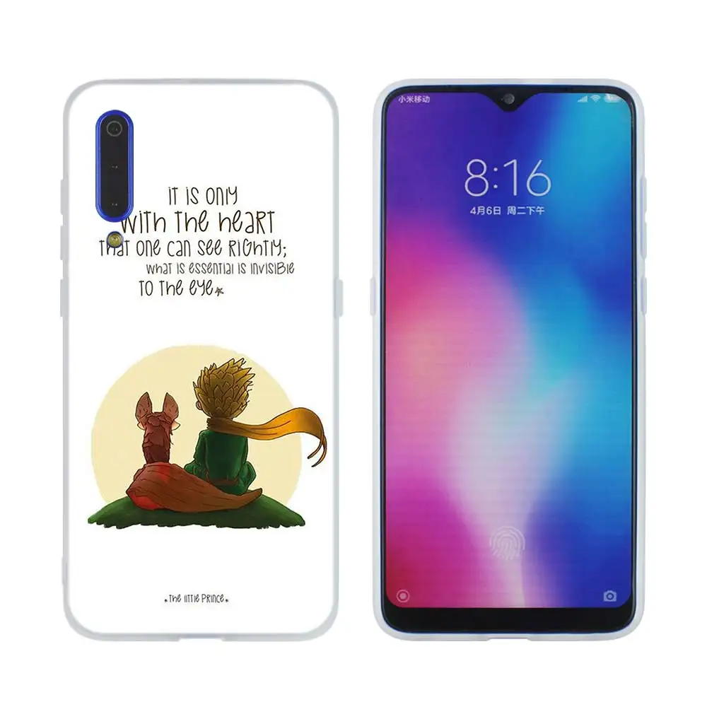 Soft picture 12 Чехол для телефона MLLSE little prince and the fox для Xiaomi mi 9 8 A2 Lite SE A1 pocophone f1 6 6X 5X MAX 3 mi X 2S Cover mi 9 mi 8 - Цвет: Soft picture 12