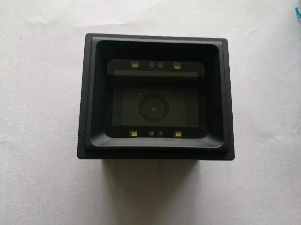 IR 2D Фиксированный модуль сканера штрих-кода из металла, встроенный в киоск для бумаги/мобильного телефона, USB/RS232, с экранным считывателем.