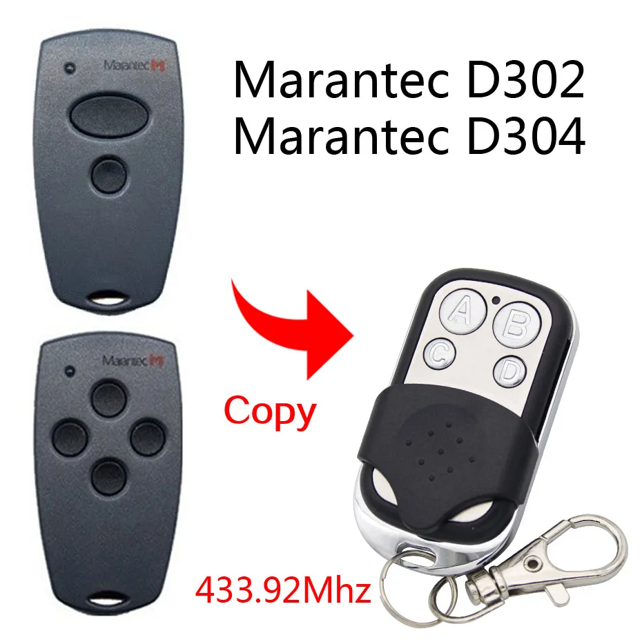 Marantec 433 92 МГц пульт дистанционного управления совместимый с гаражными воротами
