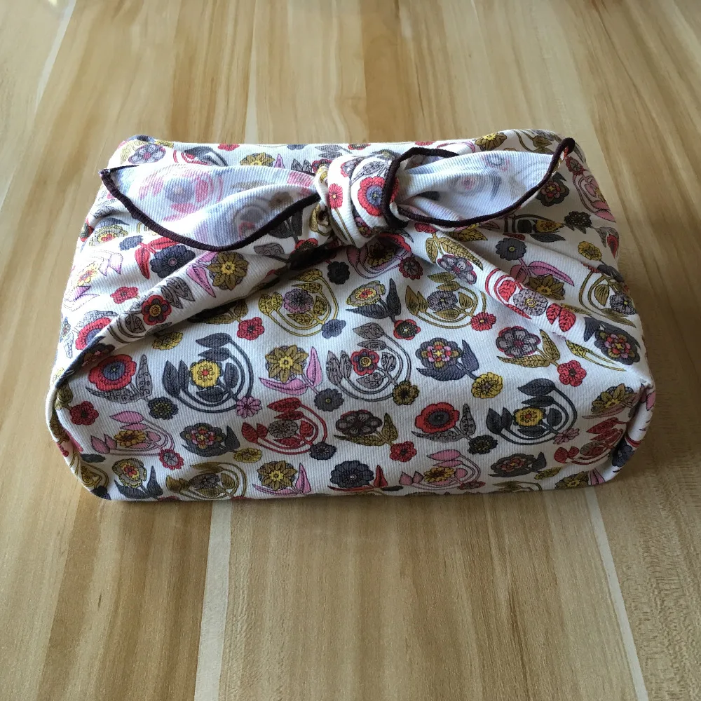 Японский стиль обтягивания furoshiki платки цветок 113D цветок хлопка дерево