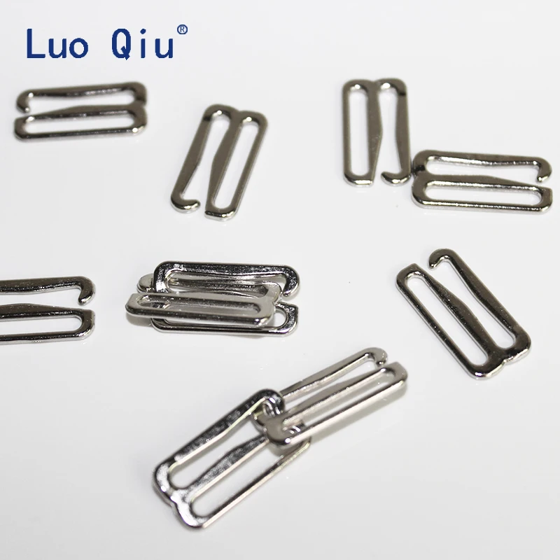 Luo Qiu 500 шт./лот окрашенные серебряные Тип 9 металлические застежки для нижнего
