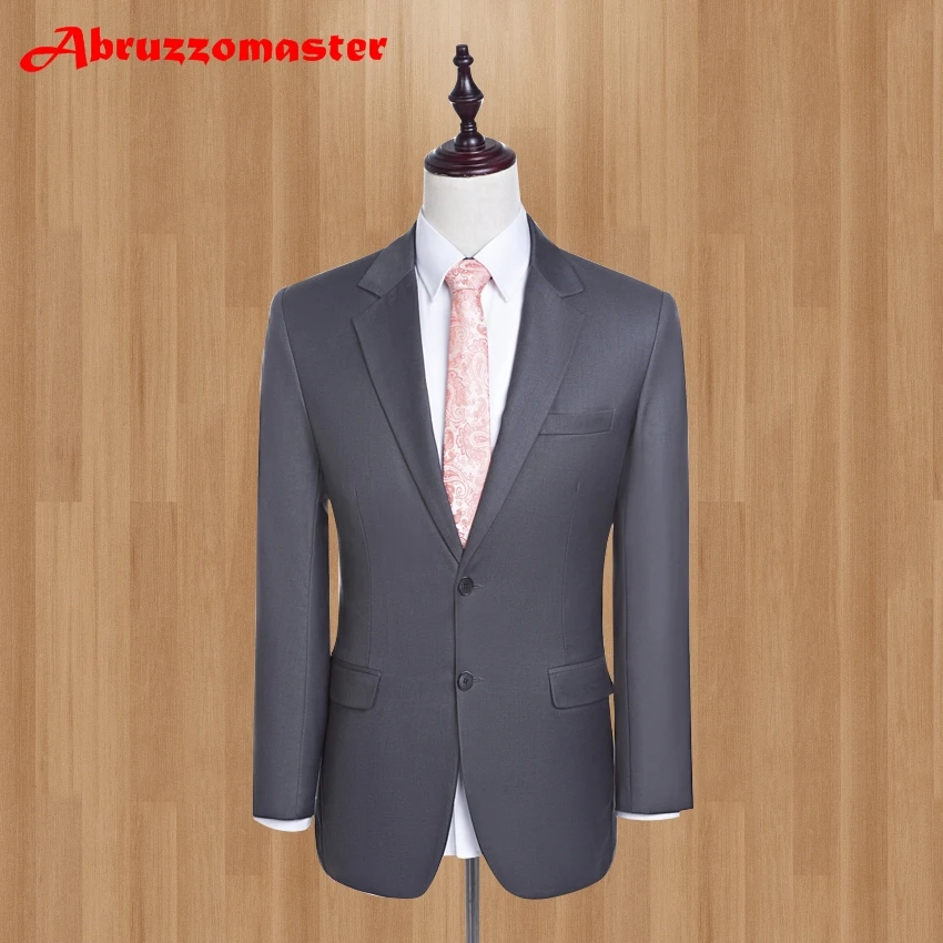 Бренд Serge Slim Fit Мужские костюмы темно-серые свадебные костюмы для лучших мужчин модные Умные повседневные мужские смокинги(куртка+ жилет+ брюки