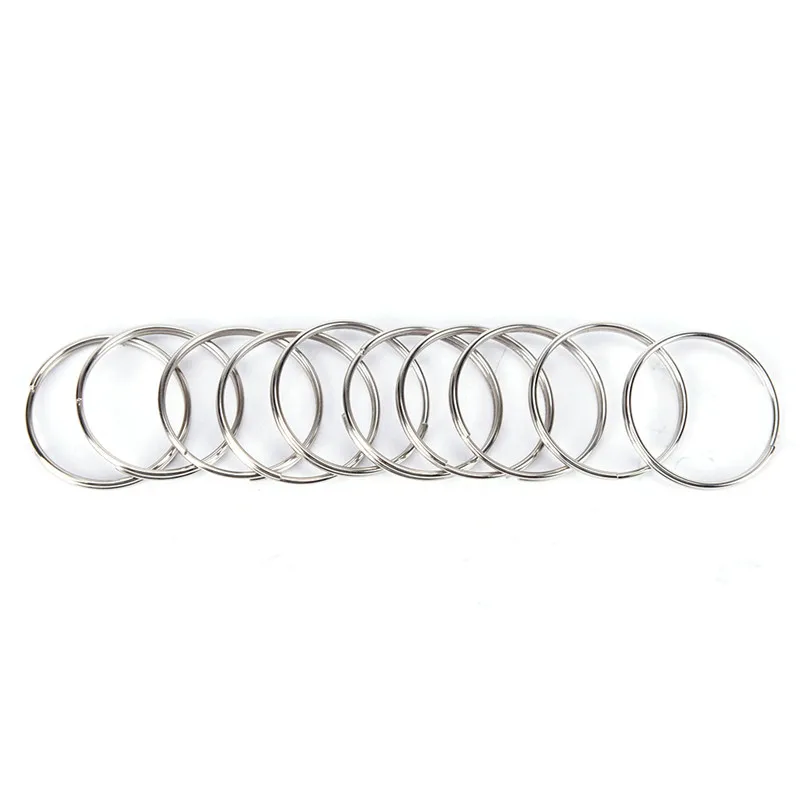 10 Pcs New Metal Key Holder Split Rings Keyring Keychain Keyfob Accessories 25mm | Автомобили и мотоциклы