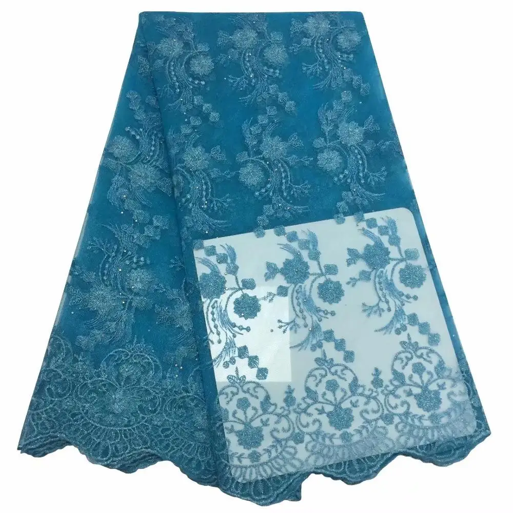 Африканские французские кружевные ткани с вышивкой нигерийский гипюр сетчатый