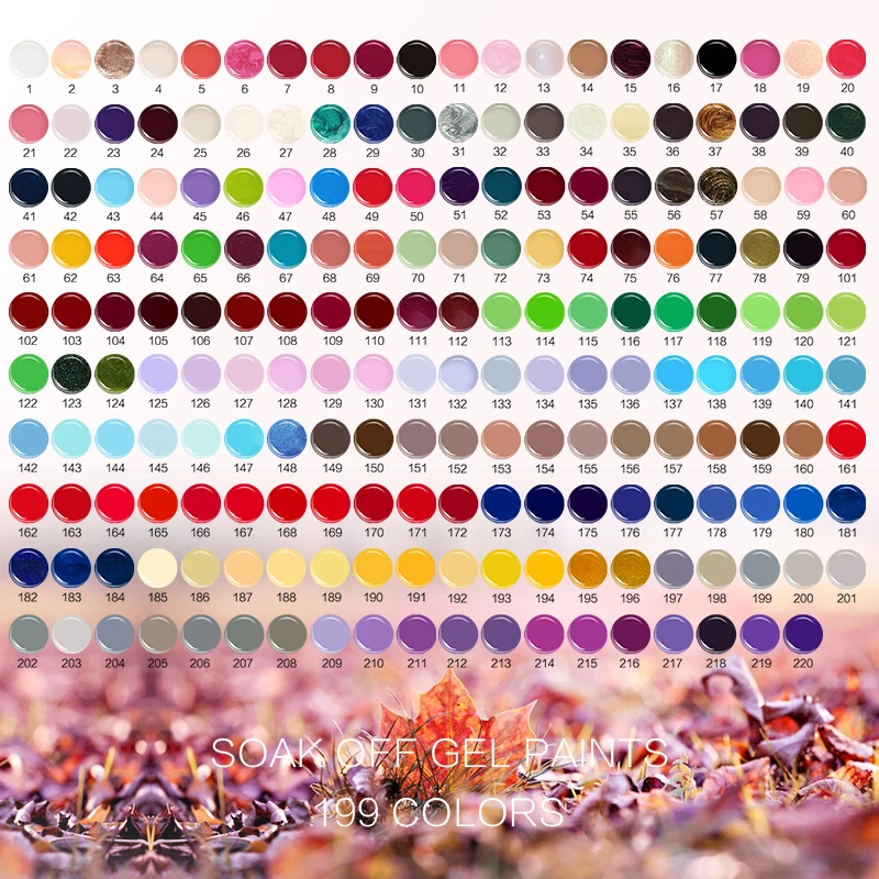 6 мл Горячая продажа цветной лак для ногтей УФ лампа лаковое гелевое покрытие