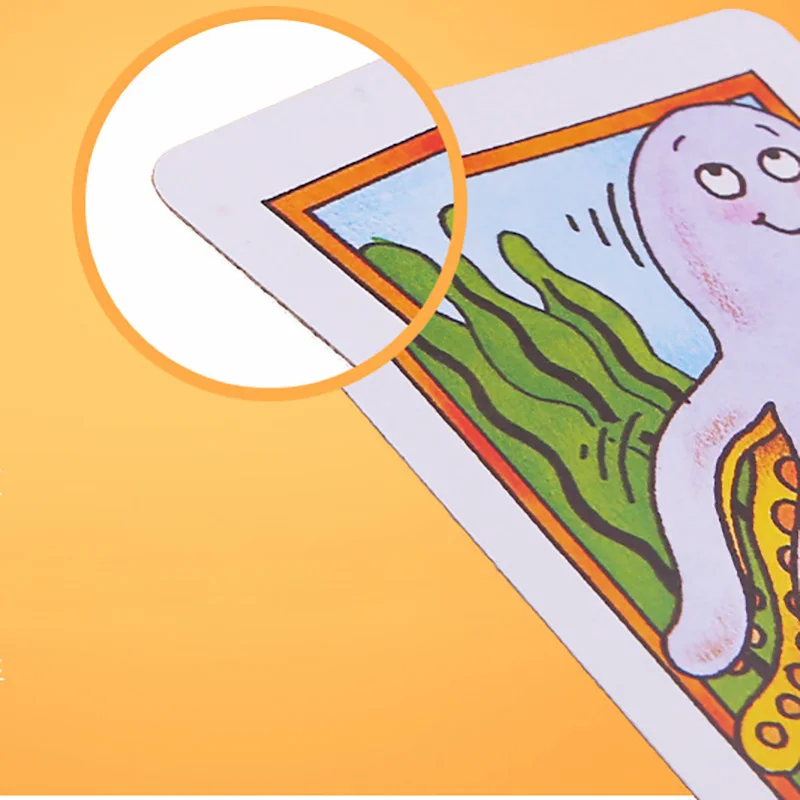 4 вида игровых карт раннего развития английская настольная игра Rlues