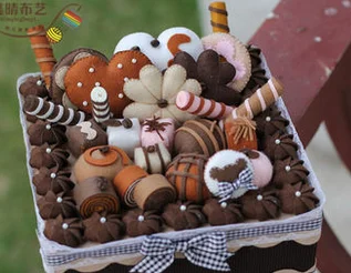 Cake 9 Набор серий для торта, коробка из ткани, войлок, набор из нетканого полотна, набор для шитья, войлок, материал для рукоделия, принадлежности для рукоделия - Цвет: Cake 9