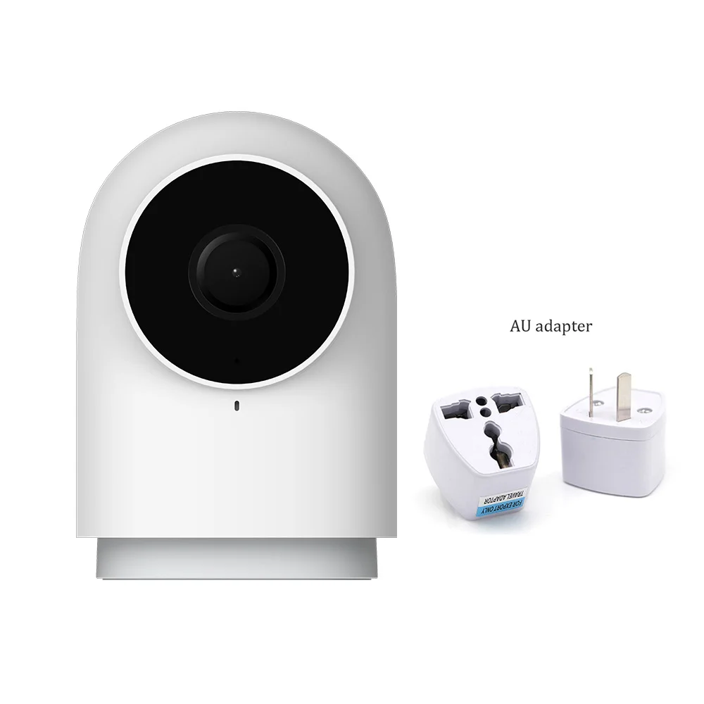 Add AU Adapter Оригинальная смарт-камера Xiao mi jia Aqara G2 работает с приложением Голосовая сигнализация ZigBee USB кабель mi Cam для Xiao mi Smart home - Цвет: Add AU Adapter