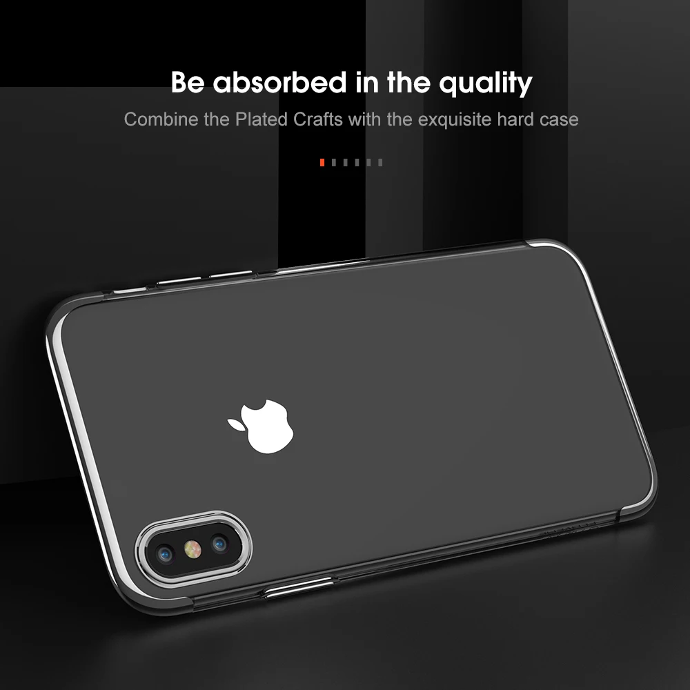 FLOVEME телефона чехол для iPhone х 8 Plus Чехлы Роскошные ультра тонкий Покрытие кремния