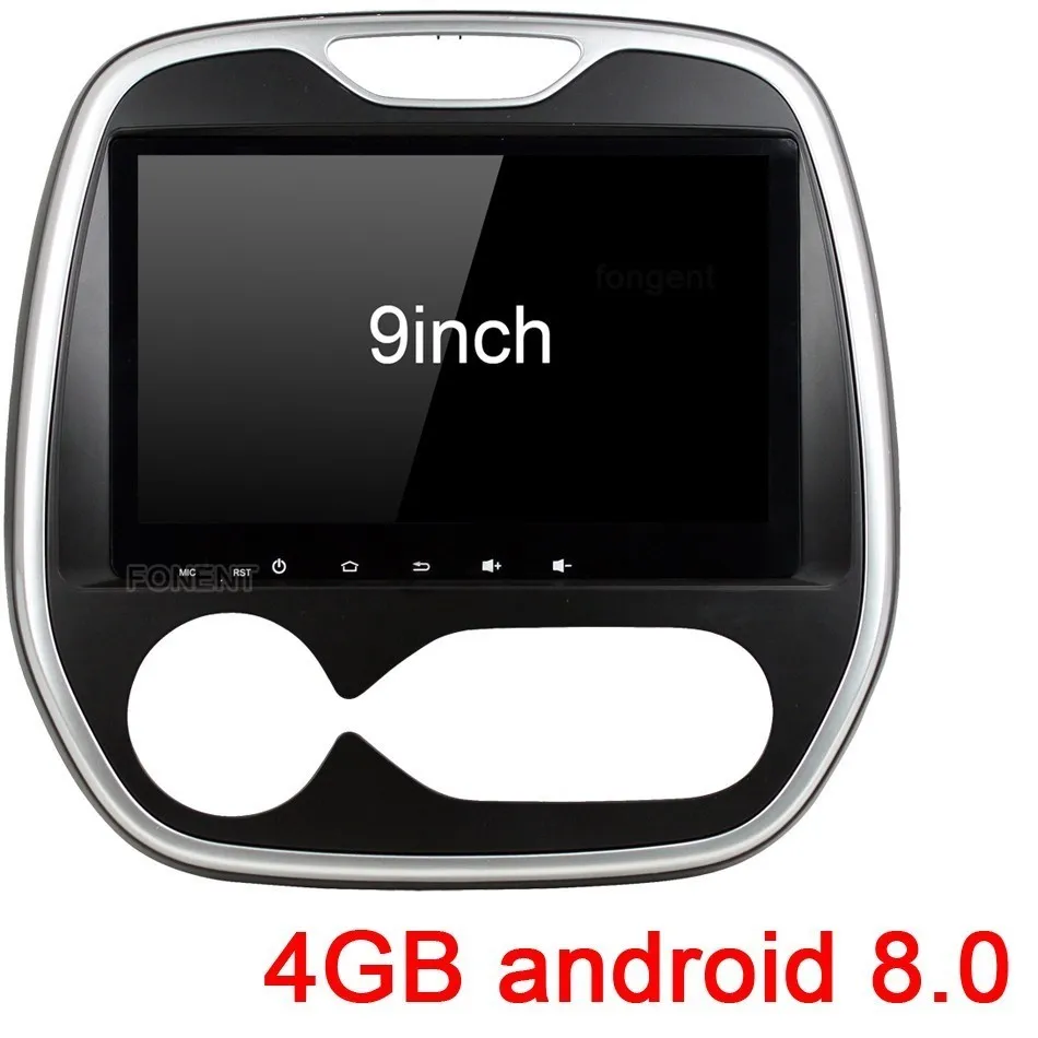 AT 4GB android 8.0 Для Renault Capture MT AT 2011 2012 2013 автомобильный Интеллектуальный мультимедиаплеер Android блок DVD Радио gps видео - Цвет: AT 4GB android 8.0