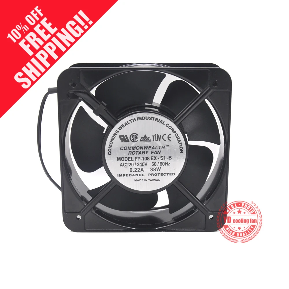 Новый Содружества fp-108ex-s1-b шарикоподшипник AC110V 15050 220V блок питания ATX вентилятор