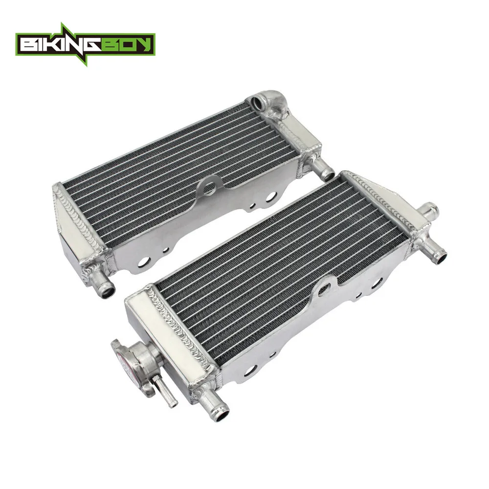BIKINGBOY радиатор водяного охлаждения двигателя кулер YZ 125 250 96-19 15 14 13 12 11 10 09 YZ250X 16 17 18
