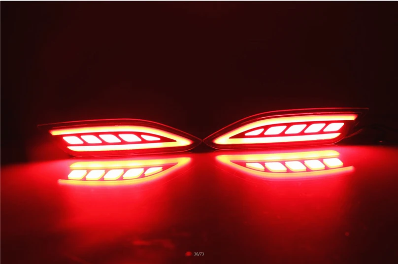 1 комплект светодиодный задний бампер светильник противотуманный фонарь стоп