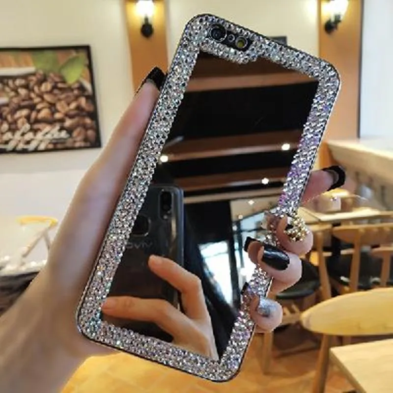 DIY bling зеркальный чехол для Huawei p30 pro lite задняя крышка huawei mate 10 nova 2i p20 2019 p smart Чехлы