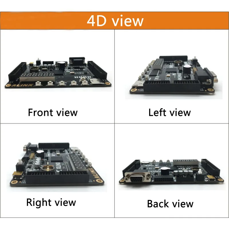 Макетная плата Xilinx Spartan FPGA XC6SLX9 с 256 Мб SDRAM EEPROM FLASH SD Card Camera VGA|fpga board|fpga development boardxilinx