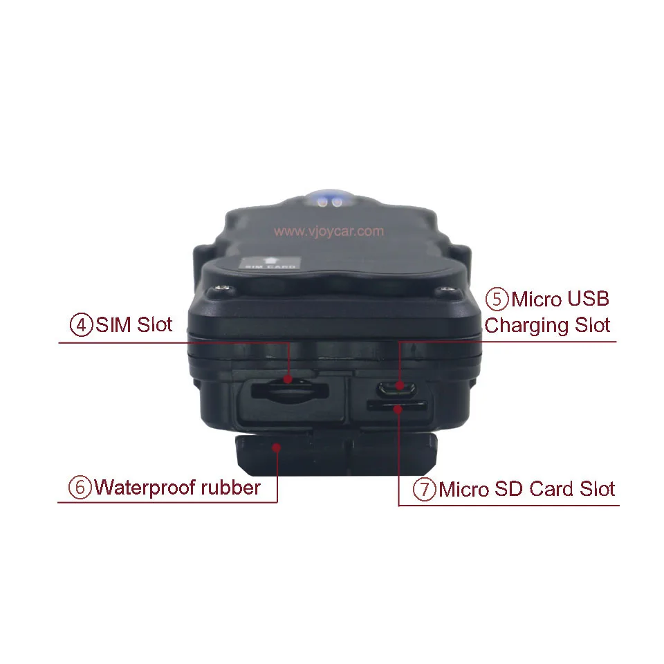 VJOYCAR TK10 10000 мАч gps трекер Rastreador Veicular Водонепроницаемый Wi-Fi SD Оффлайн регистратор