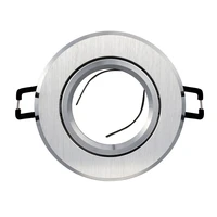 aluminum mounting frame bracket halogen recessed led spotlights gu10 mr16 fitting accessories 65mm holdermr16 or gu10