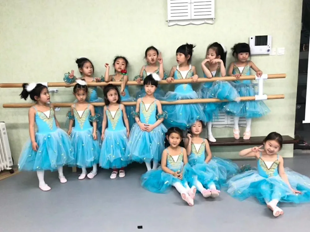 Bailarina/длинная балетная пачка для девочек, балетные трико для взрослых, балетная танцевальная одежда, балетная пачка, платье Детское танцевальное платье с лебедем и озером
