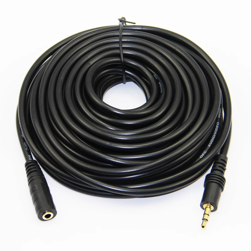 Позолоченный 3 5 мм аудио удлинитель kabel папа к женскому M/F кабель для наушников