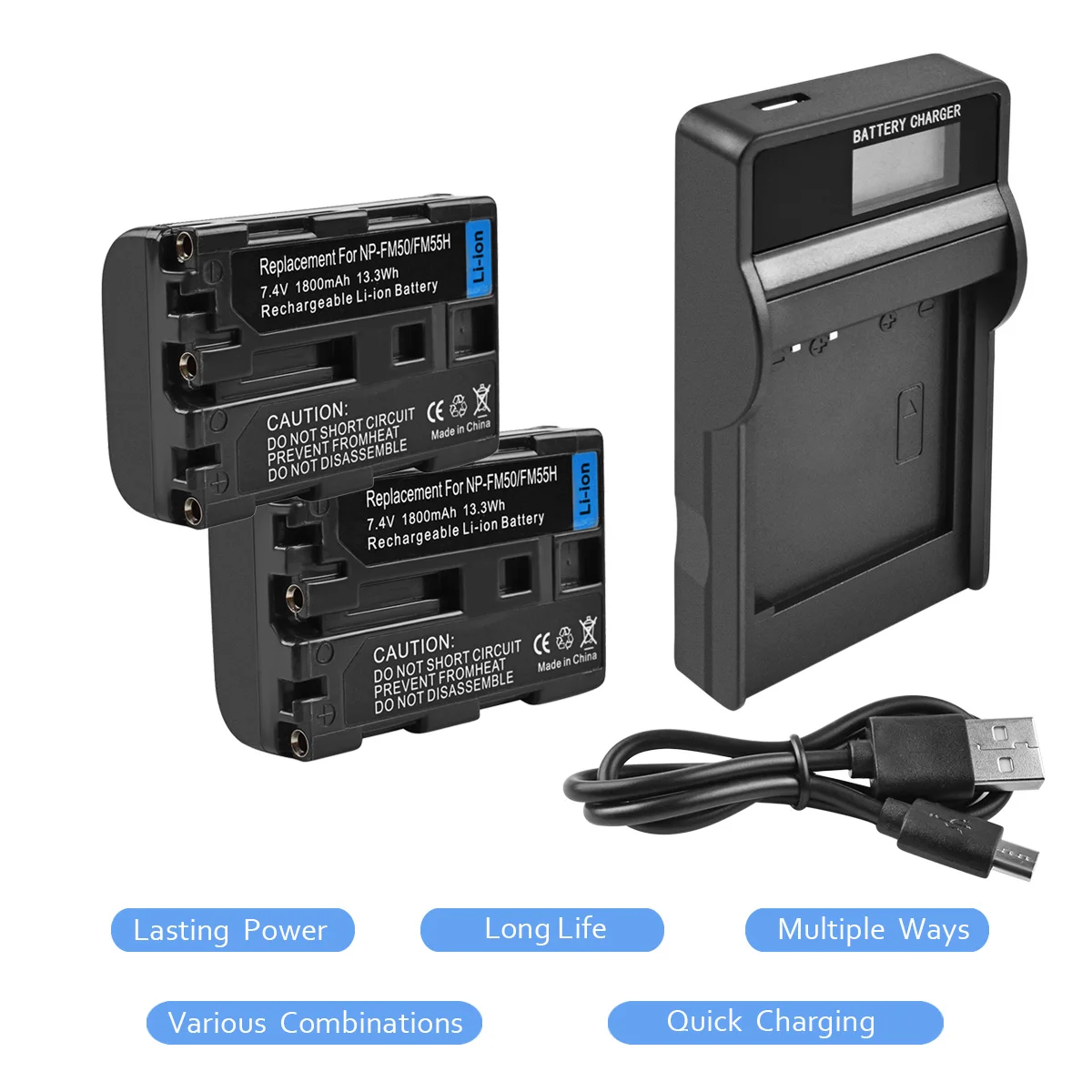 2X NP FM50 NPFM50 аккумуляторная батарея + ЖК зарядное устройство для Sony DSC S30 S70 S85 F717 F828 A100