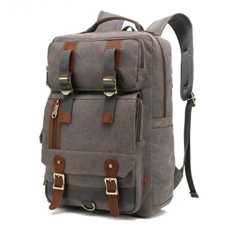 2018 новый модный Мужской винтажный холщовый рюкзак для девочек подростков