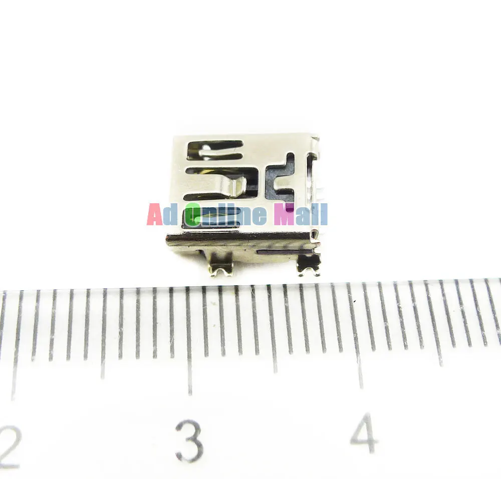 10 шт./лот USB Гнездо MINI 5P Интерфейс гнездовой SMD разъем | Электронные компоненты и