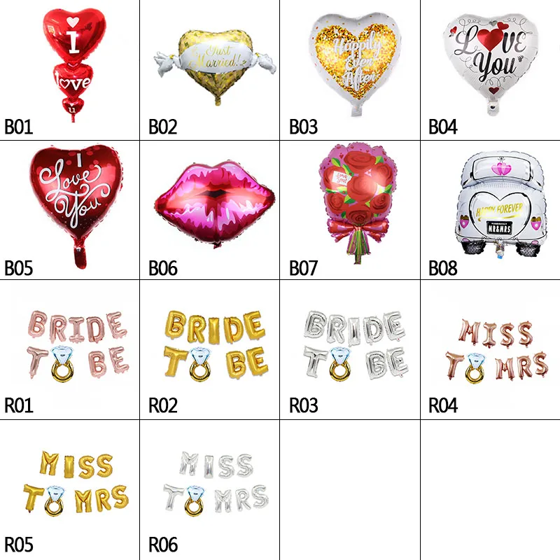 Свадебные шары сердце губы фольга Гелиевый шар любовь годовщина воздушный для