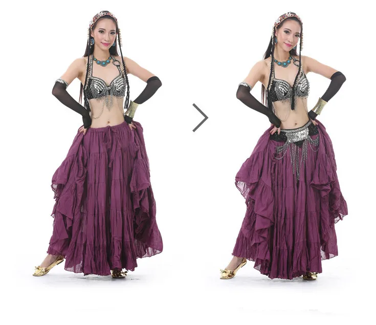 2017 Новая высококачественная одежда для танца живота большая юбка в этническом