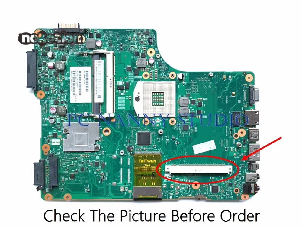 PANANNY для Toshiba Satellite A500 A505 материнская плата ноутбука 1310A2338704 V000198160 HM55 DDR3