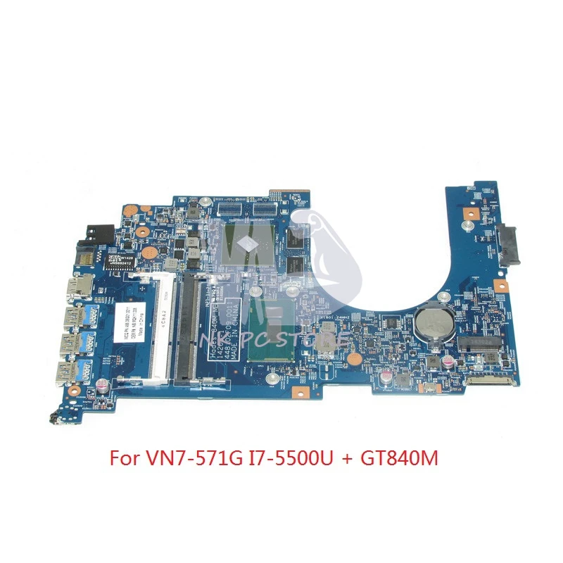 NOKOTION NBMQK11008 NB. MQK11.008 для Acer aspire V Nitro VN7 571G материнская плата ноутбука I7 5500U CPU GT840M