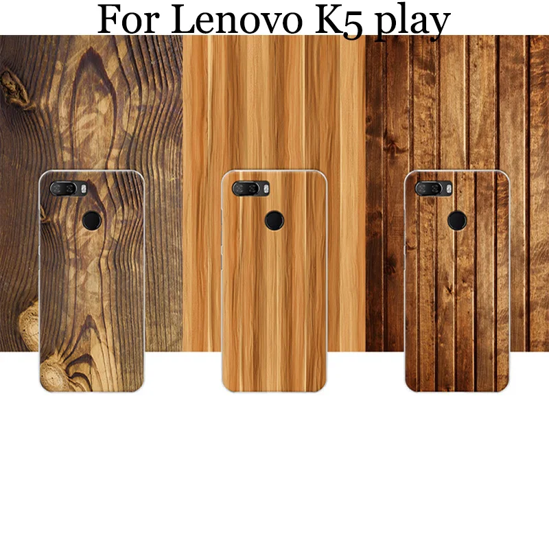 2 шт. чехол с зернистостью под дерево для Lenovo K5 play мягкие чехлы K5play телефона K 5