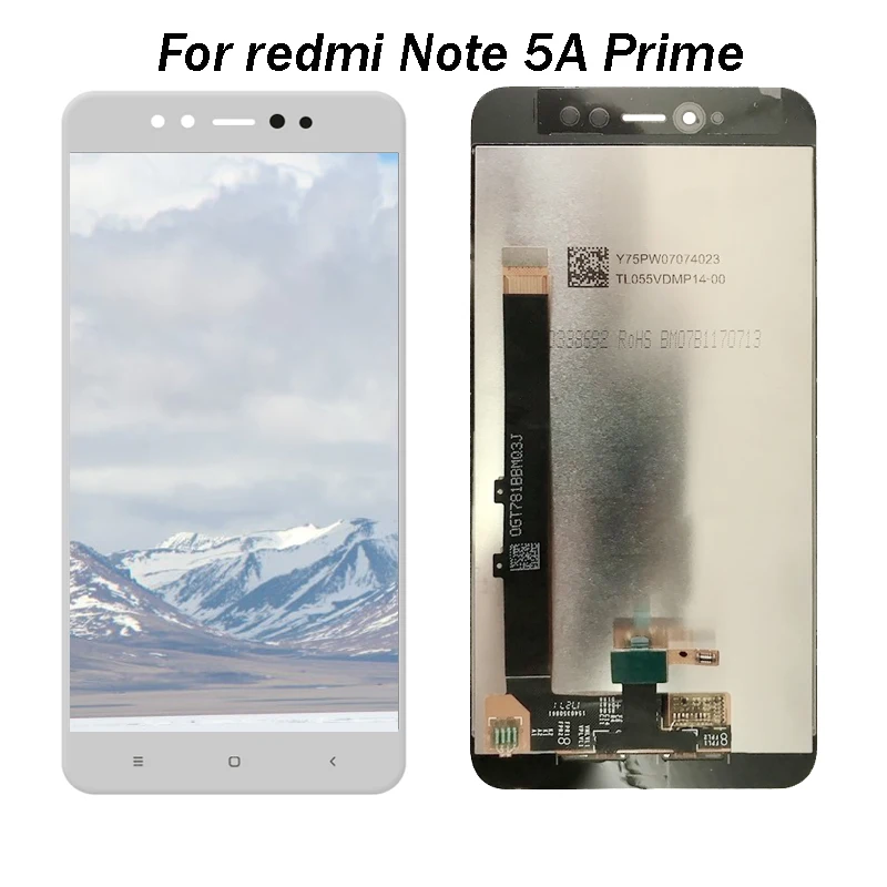 Для Xiaomi Redmi Примечание 5A сенсорный ЖК-экран дигитайзер сенсор сборка экран Ремонт